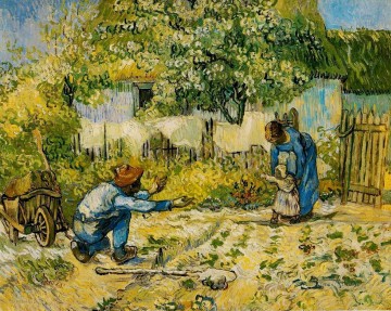  Millet Oil Painting - First Steps after Millet Vincent van Gogh